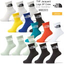 ザ・ノース・フェイス THE NORTH FACE 靴下 ソックス 3足パック メンズ レディース ユニセックス TNFジャカードロゴ 3P クルー TNF Jacquard Logo 3P Crew NN82411 2025SS 2503trip[M便 1/1]【返品交換不可】