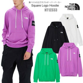 ノースフェイス THE NORTH FACE パーカー スウェット メンズ スクエアロゴフーディー Square Logo Hoodie NT12333 2024SS tnfswt【服】2402trip【返品交換・ラッピング不可】