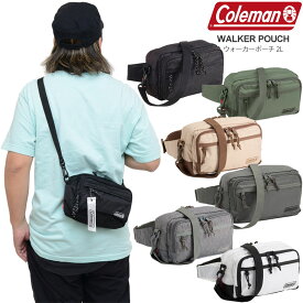 コールマン Coleman ショルダーバッグ ウエストバッグ メンズ レディース ウォーカーポーチ 2L WALKER POUCH 2024SS 【鞄】2405trip[M便 1/1]