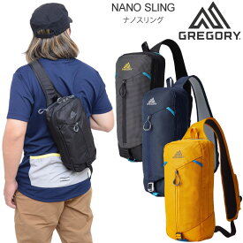 【正規取扱店】グレゴリー GREGORY ボディバッグ メンズ レディース ナノスリング 5L NANO SLING 2024SS bdb【鞄】2403trip