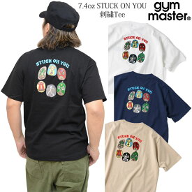 ジムマスター gym master Tシャツ 半袖 メンズ レディース 7.4oz STUCK ON YOU刺繍Tee G321707 2024SS sst 【服】2405trip[M便 1/1]