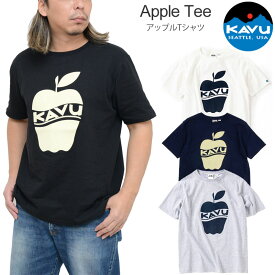カブー KAVU Tシャツ 半袖 メンズ アップルTシャツ Apple Tee 19821824 2024SS sst 【服】2404trip[M便 1/1]