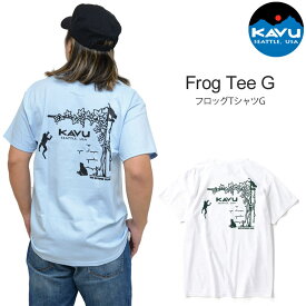カブー KAVU Tシャツ 半袖 メンズ フロッグTシャツG Frog Tee G 19822055 2024SS sst 【服】2404trip[M便 1/1]