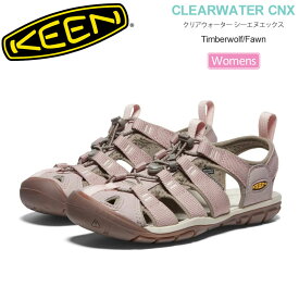 キーン KEEN サンダル レディース ウィメンズ クリアウォーター シーエヌエックス CLEARWATER CNX ティンバーウルフ フォーン 1027408 2024SS sdl【靴】2404trip