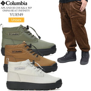 コロンビア Columbia スノーブーツ メンズ レディース サップランド3 チャッカ ウォータープルーフ オムニヒートインフィニティ YU8549 2024AW wbt【靴】2410trip【返品交換・ラッピング不可】