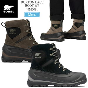 \ SOREL Xm[u[c Y oNXg[Xu[c EH[^[v[t BUXTON LACE BOOT WP NM5081 2025AW wbtyCz2510trip