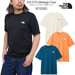UEm[XEtFCX THE NORTH FACE TVc  Y GTDWN[ S/S Melange Crew NT12595 2025SS sst yz2503trip[M 1/1]yԕiEbsOsz