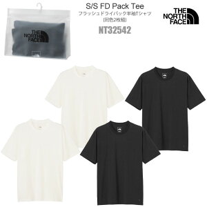 ザ・ノース・フェイス THE NORTH FACE Tシャツ 半袖 2枚組 メンズ ショートスリーブ フラッシュドライパックティー S/S FD Pack Tee NT32542 2025SS sst【服】2503trip【返品交換不可】