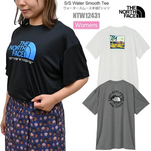UEm[XEtFCX THE NORTH FACE TVc  fB[X V[gX[u EH[^[X[XeB[ S/S Water Smooth Tee NTW12431 2025SS sst yz2505trip[M 1/1]yԕiEbsOsz