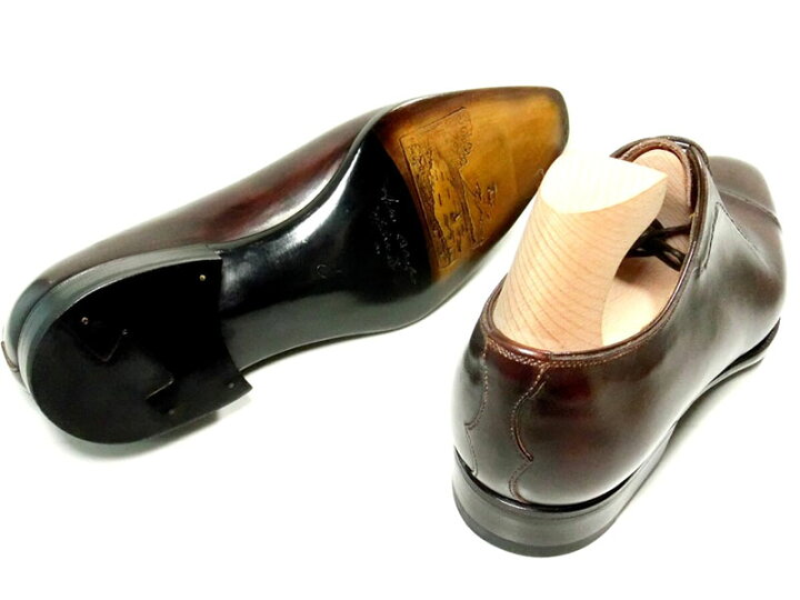 楽天市場】【新品】ナポリターノラケーレ 革靴 8 27cm 茶 ブラウン系  