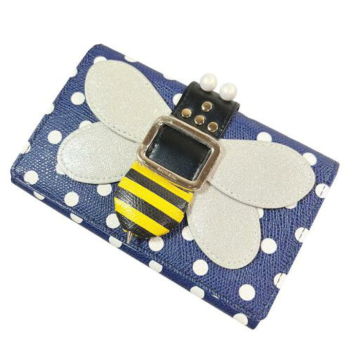 楽天市場】♀【未使用】MUVEIL ミュベール ハチ スマホウォレット 紺 