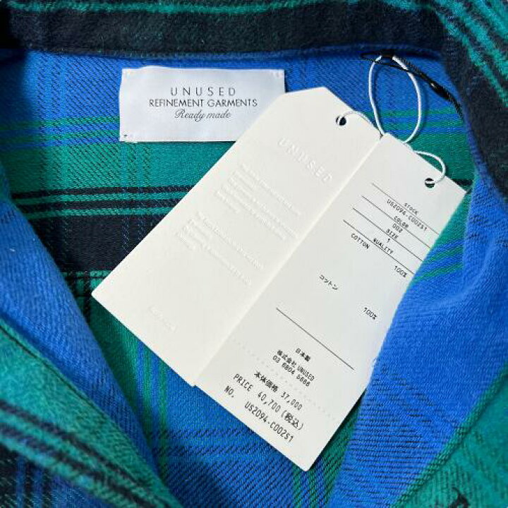 楽天市場】【未使用◇定価40700円】UNUSED アンユーズド ヘビー  