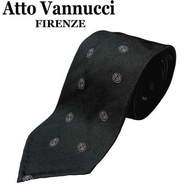 楽天市場】【新品】Atto Vannucci アットヴァンヌッチ シルク ネクタイ 