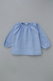 遊び着 スモック(長そで) ブルー 90-140 (ゆうパケットよりどり2枚まで)