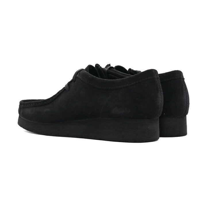 楽天市場】ブーツ クラークス Clarks ワラビー2 ブラックスエード 黒 