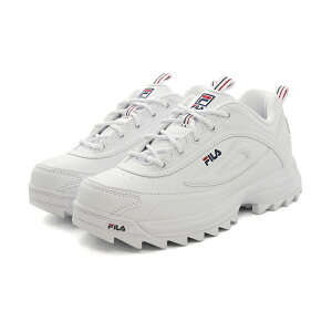 スニーカー フィラ FILA ディストータープレミアム ホワイト 白 WSS23012-125 レディース シューズ 靴 23FW