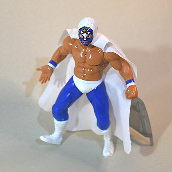プロレス フィギュア18cm：ミル マスカラス(1)  プロレスフィギュア人形 ルチャリブレ あもちゃ 玩具 コレクション プレゼント ギフト メキシコ製