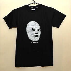 プロレス マスク Tシャツ(S)：エル・サント（13）：メンズ 半袖 メキシコ マスクマン tシャツ