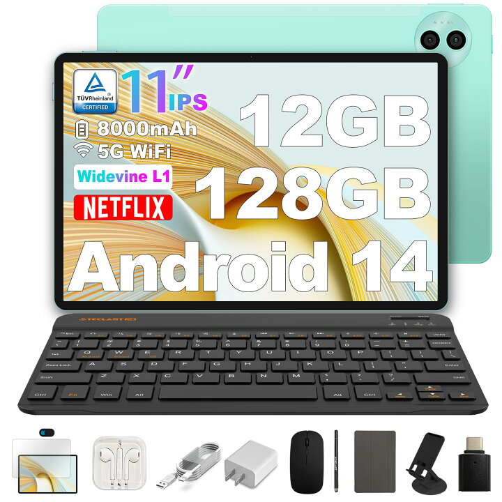 楽天市場】タブレット11インチ Android14タブレット11インチ wi-fi 