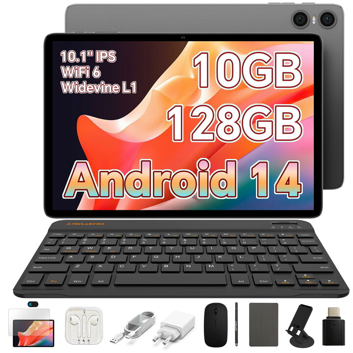 楽天市場】【2025新登場Android 14 タブレット】タブレット10インチwi 