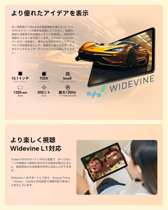 楽天市場】【2025新登場Android 14 タブレット】タブレット10インチwi 