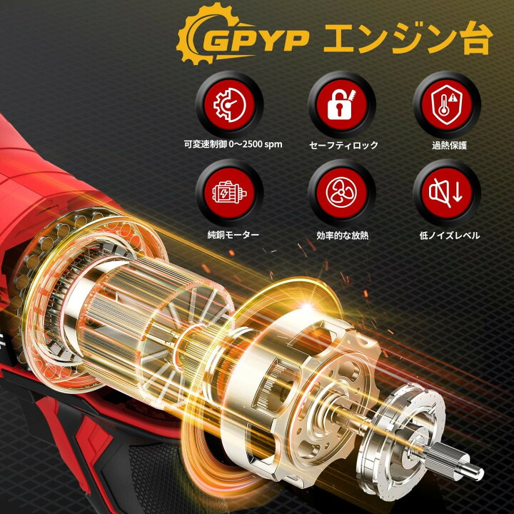 楽天市場】電動ノコギリ 充電式 レシプロソー 2個の4000mAhバッテリー 
