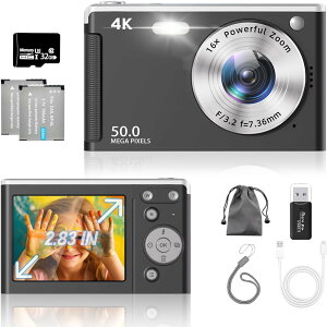 fWJyUHD 4KBeAAbvO[hꂽ^50MP摜zfW^J 2.83C` LED XN[ 32GB TFJ[ht AFI[gtH[JX RpNgJ 16{Y[ tbV U