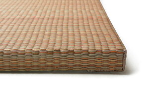 【メーカー直送品】すき間のできにくい置き畳 倉敷II 約82×82×2.5cm 1枚 縁なし仕様 い草100% 抗カビ 消臭 約半畳 正方形 滑り止め キズ防止 騒音対策 厚み おすすめ おしゃれ 和室 ブルー ブラ