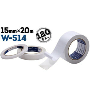 ÓH W-514 ړIʃe[v 15mm×20m 120 |X^[ |bv fp |̉~ H