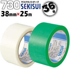 ZLXC }XNCge[v No.730 E 38mm×25m 36 S̗{e[v ~ {ނ̈ꎞŒ