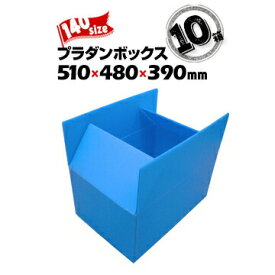 プラダンボックス Lサイズ 長さ 510mm× 幅 480mm× 高さ 390mm 10箱 通い箱