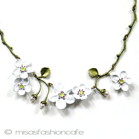 楽天市場 梨の花 ネックレス ペンダント レディースジュエリー アクセサリー ジュエリー アクセサリーの通販