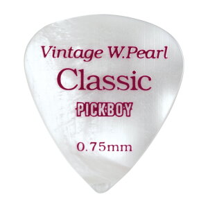 VINTAGE CLASSIC WHITE PEARL�i�z���C�g�p�[���j �Z�����C�h 0.50mm~1.20mm �e�B�A�h���b�v GP-14�bPICKBOY