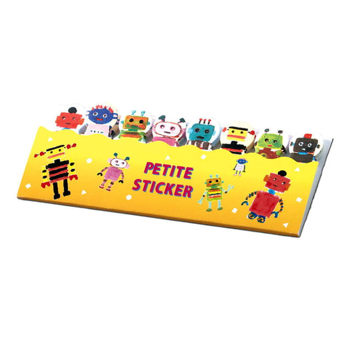 楽天市場 在庫限り かわいいロボットのイラスト入り細い付箋メモセット プチスティッカー おもしろ文具 ポイント付箋 便利 付箋カバー 小さい ふせん スティックマーカー 目印 インデックス 障がい者アート ポイント消化 在庫限定 Mfpa Japan Shop 口と足で描いた絵