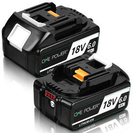 楽天市場】OnePower マキタ 18V バッテリー 6.0Ah マキタバッテリー 