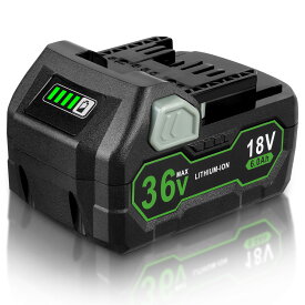 ハイコーキ 36V バッテリー HiKOKI 日立 36V バッテリー 互換（36V・18V：自動切換）マルチボルト蓄電池 BSL36B18 残量表示付