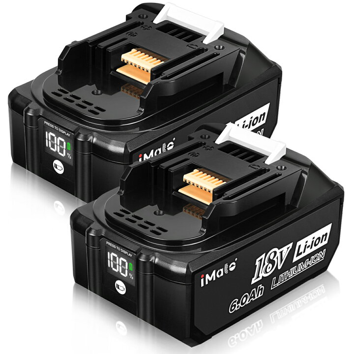楽天市場】IMATO マキタ 18V バッテリー BL1860B 6.0Ah マキタ 