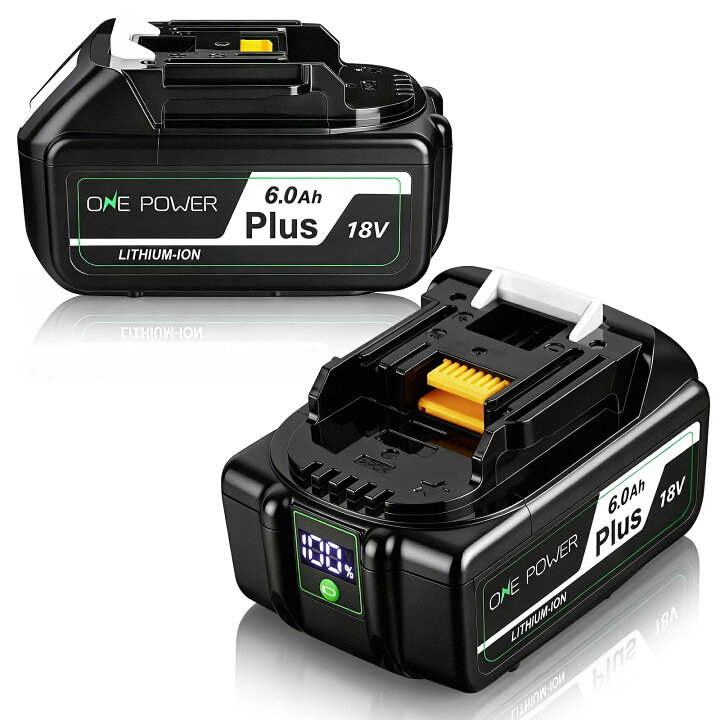 楽天市場】マキタ 18V バッテリー BL1860B 6.0Ahマキタバッテリー 18V 