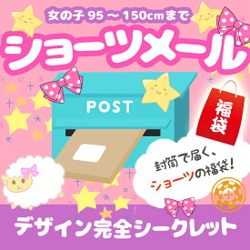 ショーツ 3枚 福袋 「ショーツメール」 女の子 95 100 110 120 130 140 150 160cm かわいい キッズ こども 子供 girl インナー パンツ 下着 トイトレ トイレトレーニング