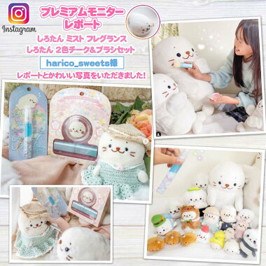 楽天市場 しろたん 2色チーク ブラシセット ぬいぐるみメンテナンスチーク お花畑のゆめみるしろたんブラッシュチーク ブラッシュ 化粧品 コスメ かわいい キャラクター ぬいぐるみ ジュニア プレゼント ナチュラルカラー ギフト マザーガーデン マザーガーデン