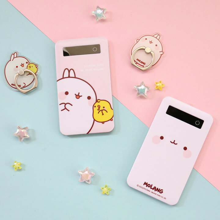 楽天市場 マザーガーデン Molang モラン モバイルバッテリー フェイス柄 白 ｕｓｂ出力 リチウムイオンポリマー充電器 スマホ充電器 電池容量3 7v 4000ｍａｈ かわいい キャラクター 新生活 新生活セット おでかけ 旅行 マザーガーデン