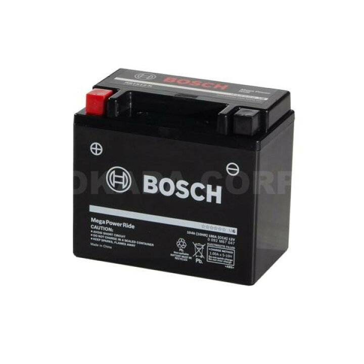 楽天市場】☆送料無料☆ボッシュ(BOSCH）RBTX12-N バイク用バッテリー 