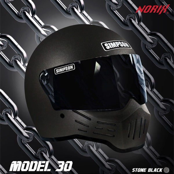 ★送料無料★ SIMPSON MODEL30 （M30） 復刻 フルフェイスヘルメット | MotoGoods Market
