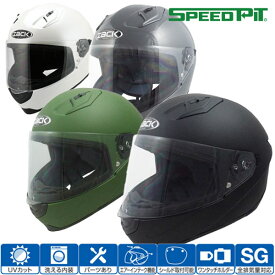 SPEEDPIT "ZF-4/SOLID" 軽量！コンパクト！視線を奪うフォルム！ バイク/オートバイ用 フルフェイスヘルメット /TNK工業
