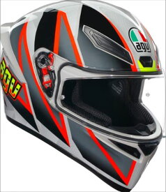 最新モデル【K1 S】【安心の国内正規代理店品】★送料無料★AGV K1 S JIST Asian Fit - BLIPPER GREY/RED(ブリッパー グレー レッド)【アジアンフィット】日本人の頭の形にあわせたデザイン！ バイク/オートバイ用フルフェイスヘルメット