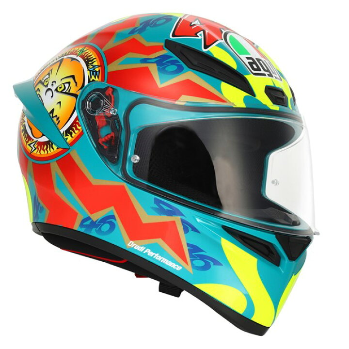 楽天市場】☆送料無料☆AGV K1 S JIST Asian Fit - ROSSI MUGELLO 1999 