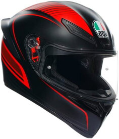 最新モデル【K1 S】【安心の国内正規代理店品】★送料無料★AGV K1 S JIST Asian Fit - WARMUP MATT BLACK/RED(ウォームアップ マットブラック レッド)【アジアンフィット】日本人の頭の形にあわせたデザイン！ バイク/オートバイ用フルフェイスヘルメット