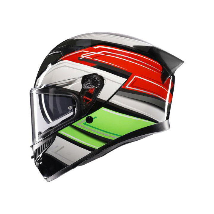楽天市場】☆送料無料☆AGV K3 JIST Asian Fit - WING BLACK/ITALY 