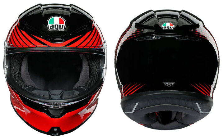 楽天市場】【安心の国内正規代理店品】☆送料無料☆AGV K6 RUSH 