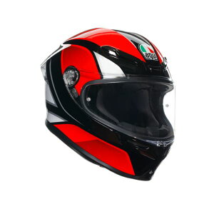 ★送料無料★AGV K6 S JIST Asian Fit - HYPHEN BLACK/RED/WHITE【アジアンフィット】日本人の頭の形にあわせたデザイン! バイク/オートバイ用フルフェイスヘルメット